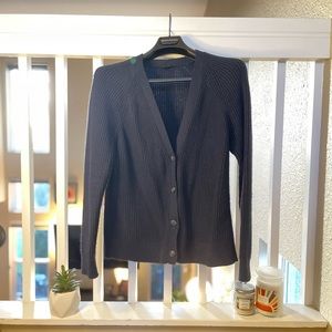 Talbots navy blue sweater